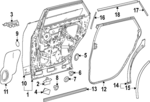 90950-01959 - Body: Door Shell Hole Plug for Toyota Image