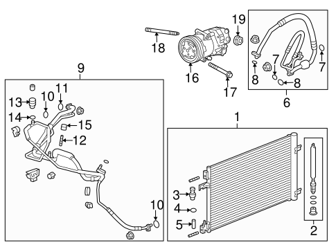 A/C Condenser & Evaporator for 2012 Buick Verano | GMPartsDirect.com