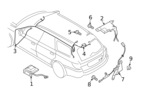 Navigation System for 2009 Subaru Outback #1