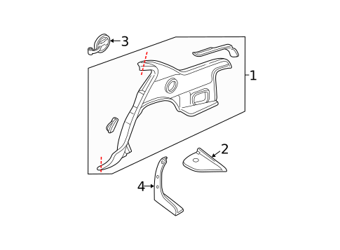 Quarter Panel & Components for 2005 Chevrolet Classic #0
