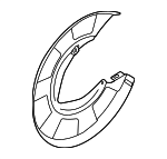 58243BE000 - : Splash Shield for Hyundai Image