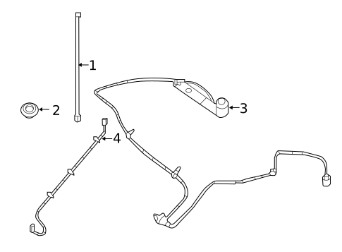 Antenna & Radio for 2016 Nissan NV1500 #2