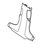 51435B31014 - Body: Lower Center Pillar Trim for BMW: 530i, 530i xDrive, 540i xDrive, 550e xDrive, M5 Image