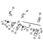 68004437AA - Interior Trim: Bolt for Mopar Image