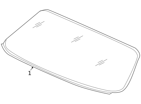 Glass & Hardware - Back for 2009 Jaguar Vanden Plas #0