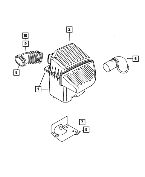 Epurateur d`air pour 2007 Chrysler PT Cruiser #0