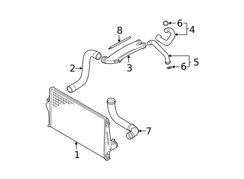 Intercooler for 2003 Volvo XC90 #0