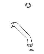8626058 - Cooling System: Upper Pipe for Volvo: S80, XC90 Image
