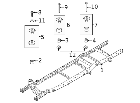 Frame & Components for 2015 Ford E-350 Super Duty #0