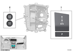 61319475062 - Vehicle Electrical System: Repair Kit, Trim for Start-Stop Switches for BMW Image