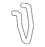 99710680202 - Cooling System: Inlet Hose Retainer Clip for Porsche: 911, Cayman, Panamera Image