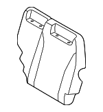 893604D610AGW - : Seat Back Cover for Kia Image