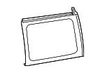 5VN12RU5AL - Body: Side Glass for Jeep: Wrangler Image