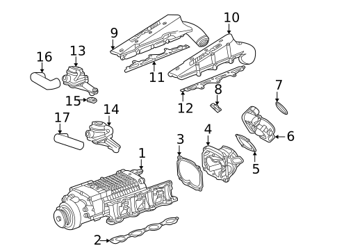 Supercharger & Components for 2009 Mercedes-Benz G55 AMG #0