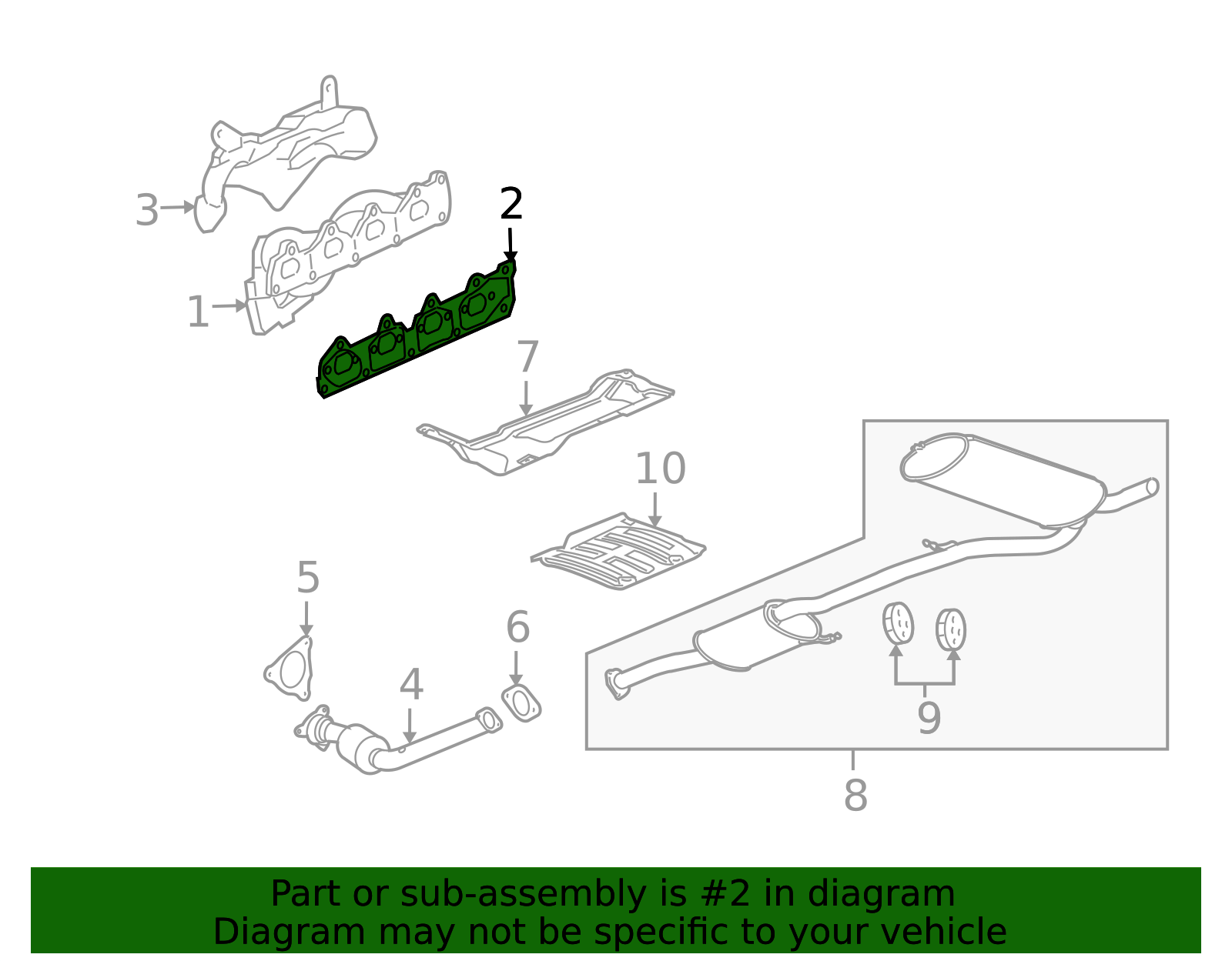 2009-2012 GM Engine Cylinder Head Gasket Kit with Gaskets, Seals, and ...