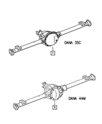 5072222AA - Rear Axle: Service Rear Axle for Mopar Image