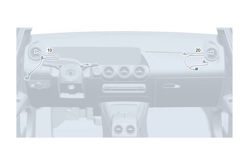 Cockpit Cable Harness for 2021 Mercedes-Benz GLA 35 AMG&reg; #0