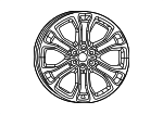 4755618AB - Suspension: Wheel, Alloy for Jeep: Grand Wagoneer, Grand Wagoneer L, Wagoneer, Wagoneer L Image