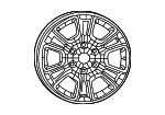 4755406AA - : Wheel, Alloy for Jeep: Grand Wagoneer, Grand Wagoneer L, Wagoneer, Wagoneer L Image