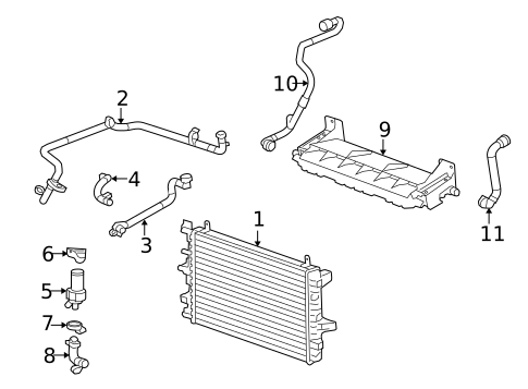 Intercooler for 2014 Jaguar XKR #0