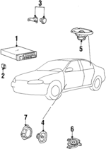 201Z2110 - Body: Radio for Hyundai Image