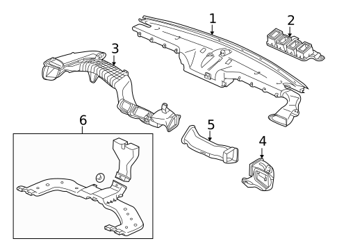 Ducts for 2013 Acura ZDX #0