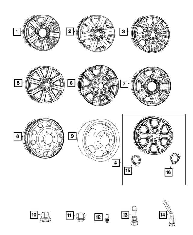 3461079 - Wheels: Wheel Valve Stem for Mopar Image image