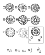 3461079 - Wheels: Wheel Valve Stem for Dodge: Ram 3500 | Ram: 3500 Image