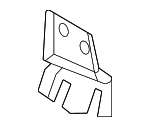 68312494AA - Body: Reinforced Beam Lower Bracket for Ram: 1500 Image
