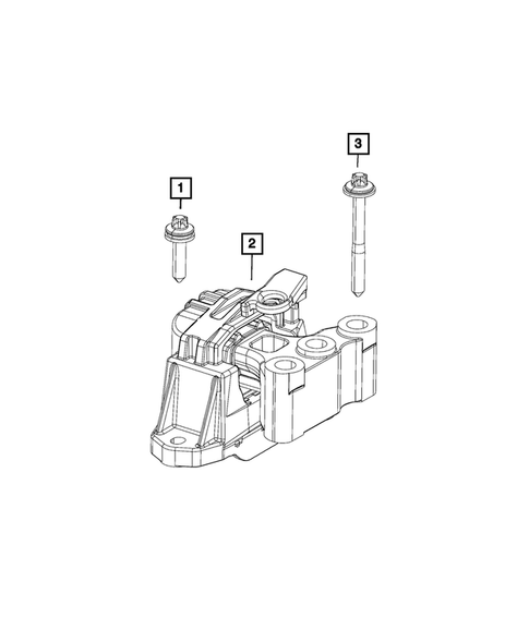 Engine Mounting for 2019 Ram ProMaster City #2