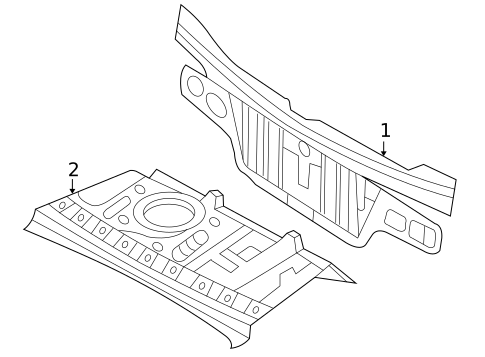 Rear Body for 2009 Kia Optima #0