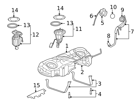 Fuel System Components for 2007 Dodge Magnum #0