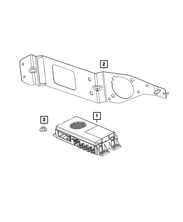 68646092AA - Electrical: Telematics Module for Mopar Image image