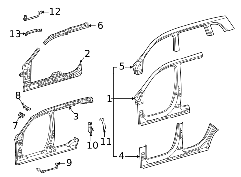 Aperture Panel for 2021 Mercedes-Benz GLA250 #0