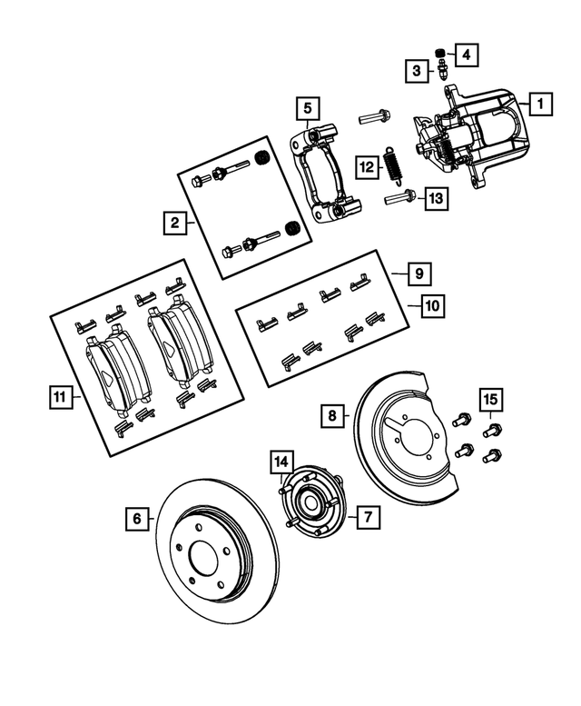 « R8029889AD –  : Freins à Disque Etrier, Refabriqué, Côté Gauche pour Mopar Image »