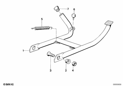 Center Stand for 1996 BMW-Motorrad R 100 R #0