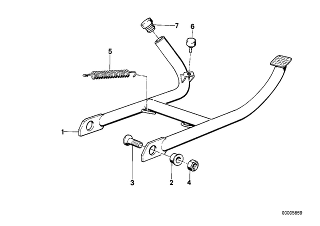 46522316347 - : Center Stand F Low Exhaust System for BMW-Motorrad Image