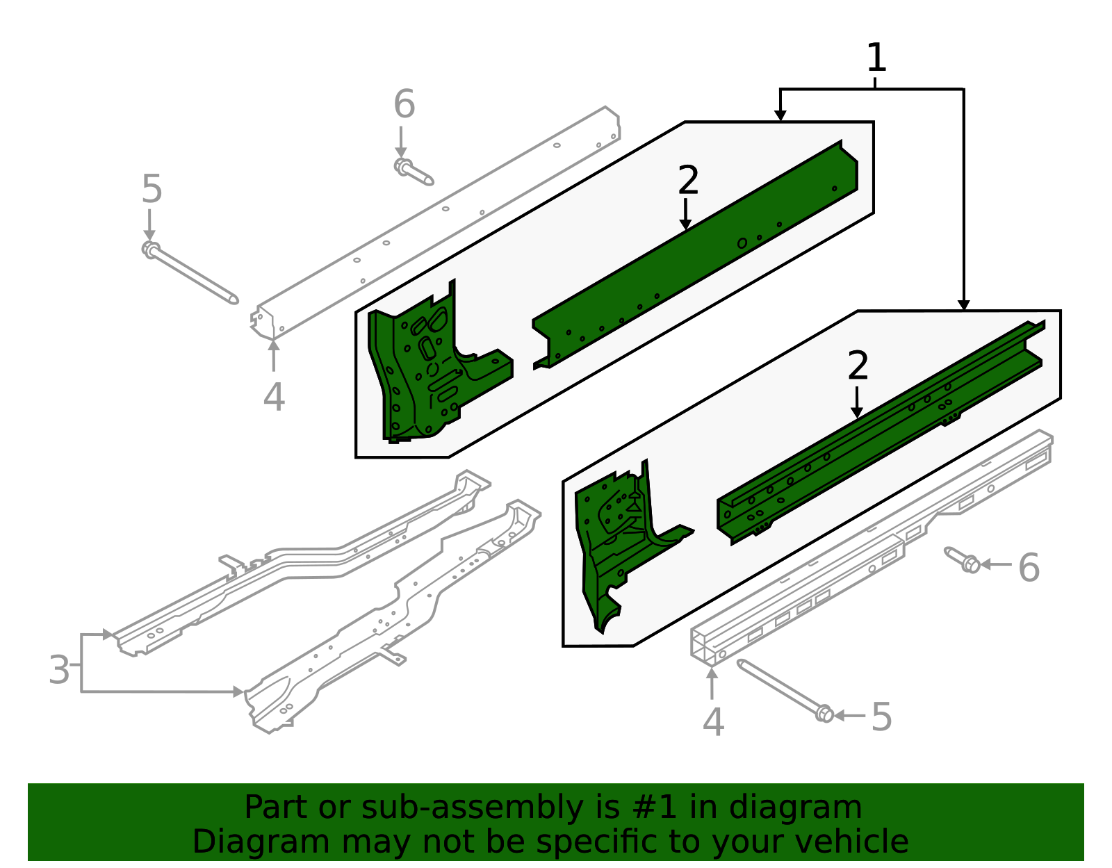 2020-2024 Ford Side Member L1MZ-7810110-E | OEM Parts Online
