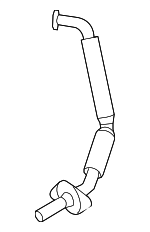 4861672AB - Emission System: Egr Tube for Chrysler: Pacifica, Town &amp; Country | Dodge: Grand Caravan, Nitro Image