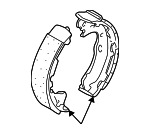 440600W727 - Brakes: Brake Shoes for Nissan: Pathfinder Image