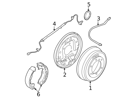 Rear Brakes for 2002 Nissan Pathfinder #0