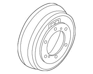 D32062S60JNW - : Value Advantage™ DRUM-BRAKE,REAR for Nissan: D21, Pathfinder, Pickup Image