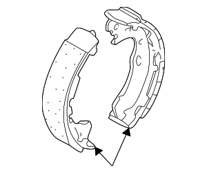 440600W727 - : Brake Shoes for Nissan: Pathfinder Image