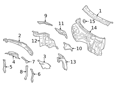 Cowl for 2018 Mercedes-Benz GLE63 AMG S #1