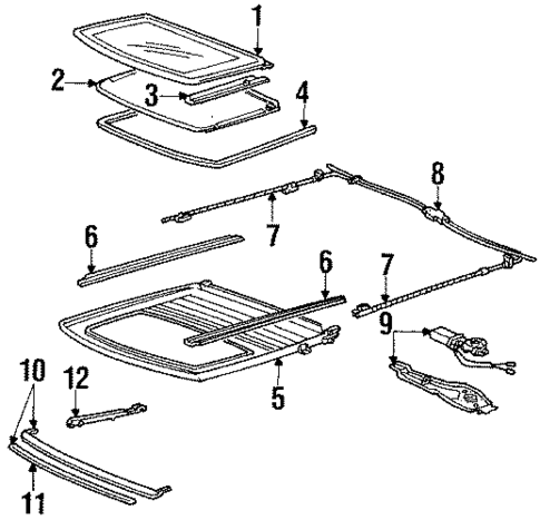 Sunroof for 1987 Honda Accord #0