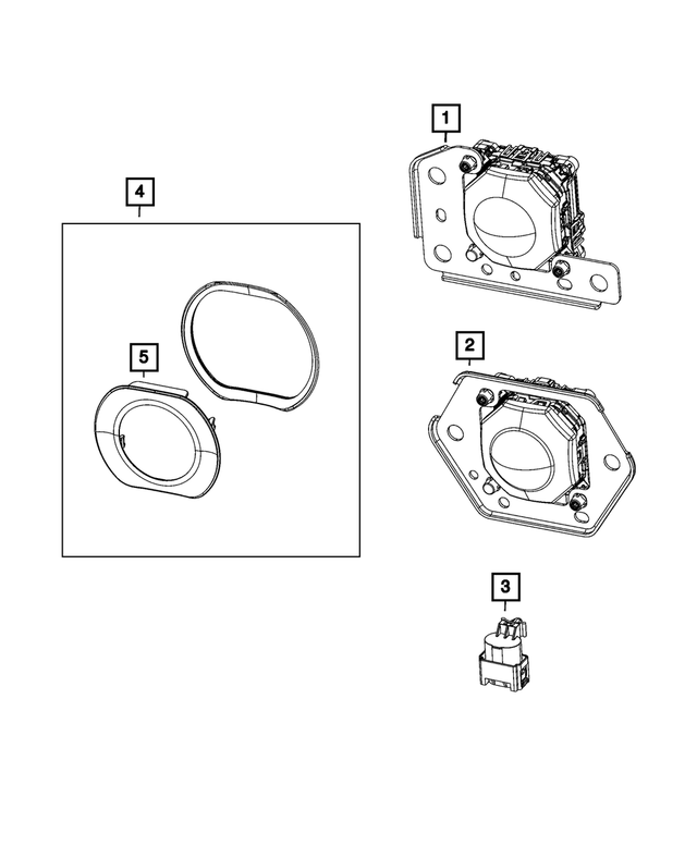 68332016AC - Electrical: Adaptive Speed Control Module Sensor for Mopar Image image