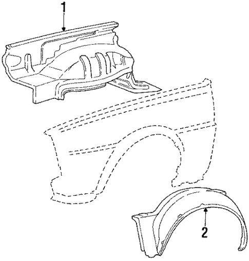 Inner Components for 1984 Mitsubishi Mighty Max #0