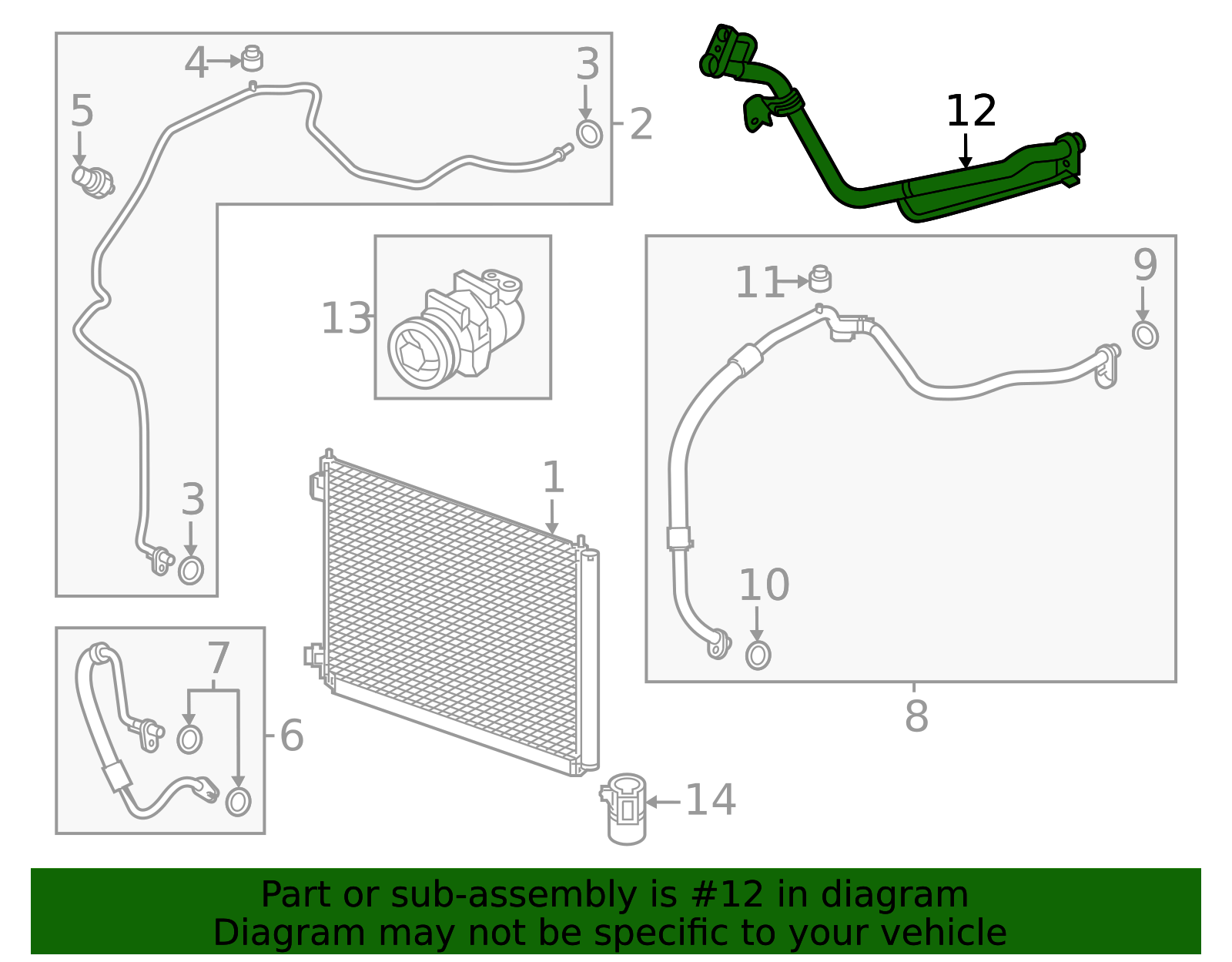92446-7LF0A - Rear Suction Line 2025-2026 Nissan Kicks | Official ...
