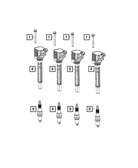 Ignition - Spark Plugs, Cables, Coils, and Glow Plugs for 2020 Fiat 500X #0