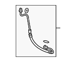 80315TZ5A01 - HVAC: Discharge Hose for Honda: Pilot, Ridgeline Image